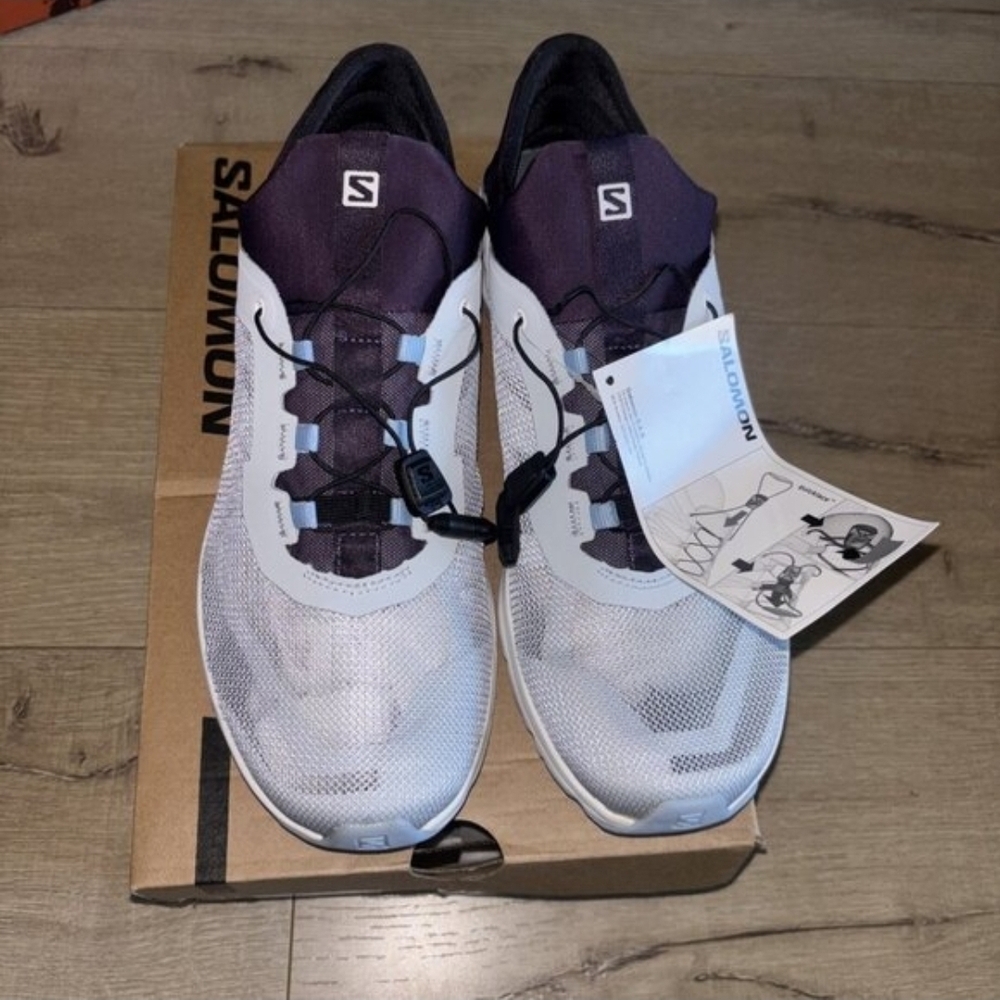 Salomon Amphib Bold 2 Womens Arctic lce/Nightshade Running Shoes Size 10